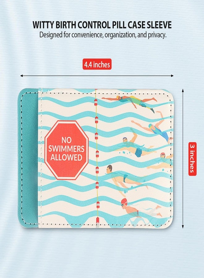 Primo Lines Discreet Birth Control Pill Case Holder, 4.4x3IN Compact Organizer Sleeve, Fits Standard Pill Packs, Portable and Stylish Protection - Image 2